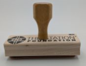 Traditional Rubber Stamp with up to 5 lines of text and up to 4in. in width.
